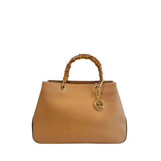 Braune PU-Damenhandtasche