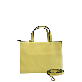 Yellow PU Women Handbag