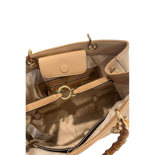 Braune PU-Damenhandtasche