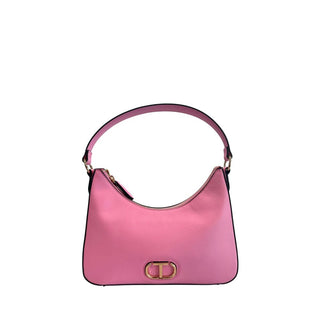 Bolso de hombro para mujer de PU rosa