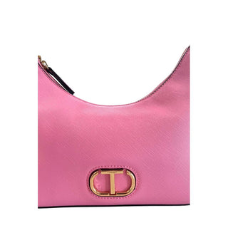 Bolso de hombro para mujer de PU rosa