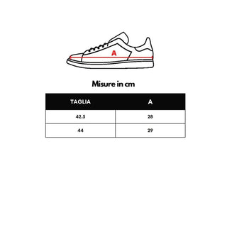 Blaue Low-Top-Sneaker aus Leder