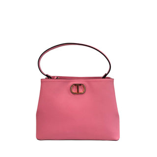 Bolso de mano rosa de PU para mujer