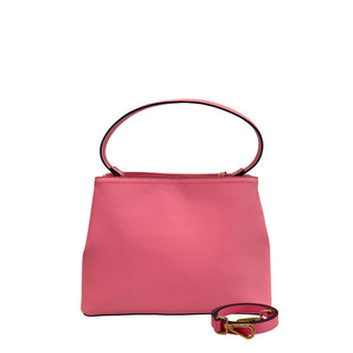 Bolso de mano rosa de PU para mujer