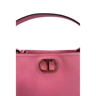 Bolso de mano rosa de PU para mujer