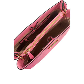 Bolso de mano rosa de PU para mujer