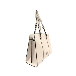 Bolso de hombro para mujer de PU blanco