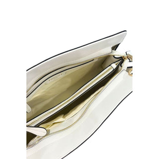Bolso de hombro para mujer de PU blanco