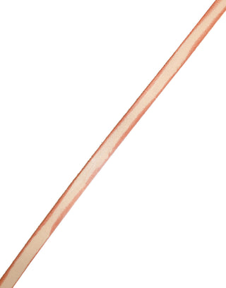 Cinturón skinny para mujer naranja con hebilla metálica plateada