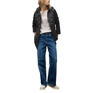 Black Polyester Coat