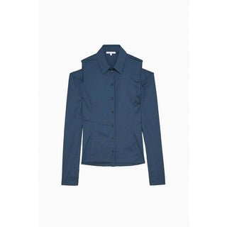 Blue Cotton Blouse