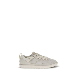 Lila Kalbsleder Bos Taurus Low-Top-Sneakers
