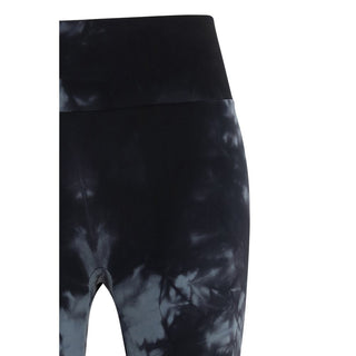 Schwarze Polyamid-Leggings