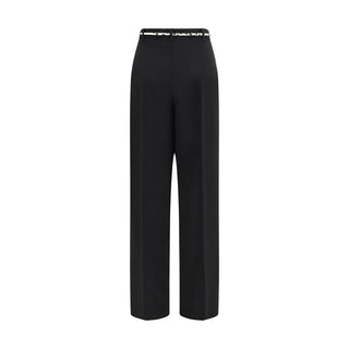 Black Triacetate Dress Pants