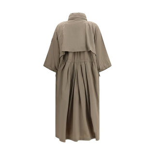 Bicolor Polyamide Trench Coat