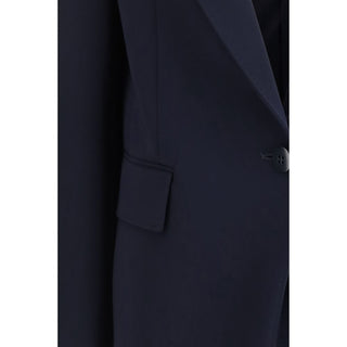 Blue Triacetate Blazer
