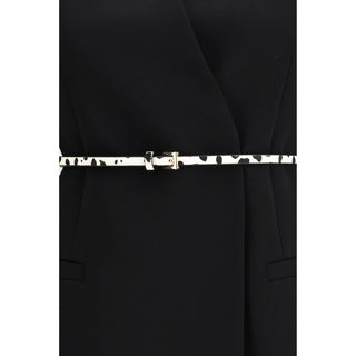 Abrigo negro de triacetato