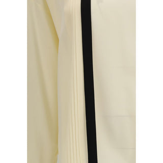 Beige Seidenbluse