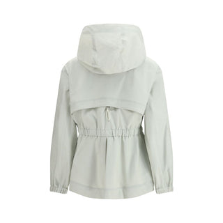 White Polyamide Shell Jacket