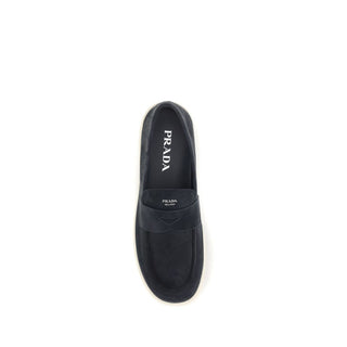 Mocasines slip-on de cuero de becerro azul Bos Taurus