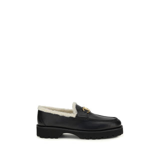 Mocasines slip-on de piel de becerro negra Bos Taurus