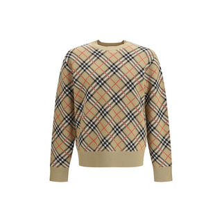 Beiges Baumwoll-Sweatshirt