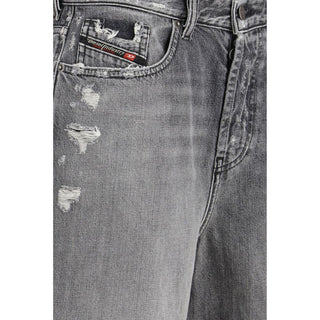 Gray Cotton Bermuda Shorts