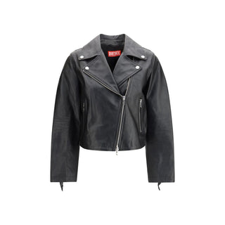 Black Calf Leather Bos Taurus Leather Jacket