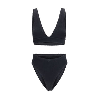 Bikini aus schwarzem Polyamid