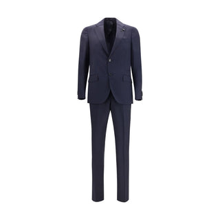 Blue Wool Two-Piece Suit