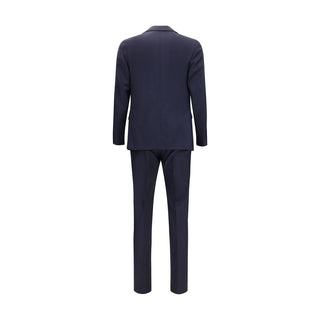 Blue Wool Two-Piece Suit