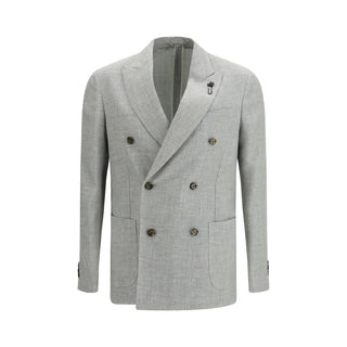 Blazer bicolor de lana  