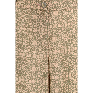Mehrfarbige Viskose-Freizeithose