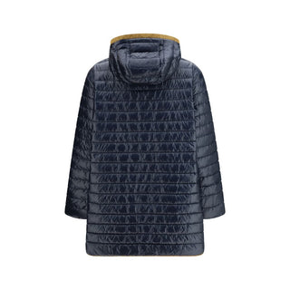 Blue Polyester Coat