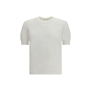 Camiseta de algodón blanca