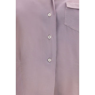 Purple Silk Shirt