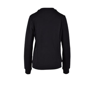 Schwarzes Baumwoll-Sweatshirt