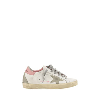 White Calf Leather Bos Taurus Sneakers