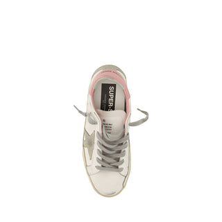 Weiße Kalbsleder Bos Taurus Low-Top-Sneaker