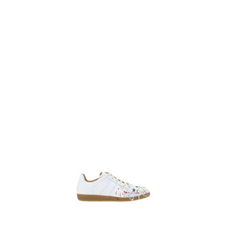 Zapatillas bajas Bos Taurus de cuero de ternero blanco