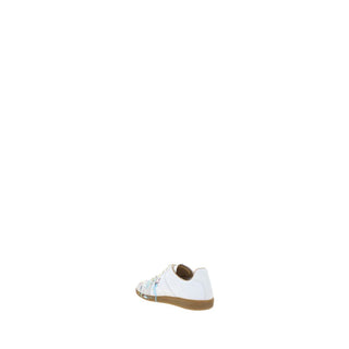 Zapatillas bajas Bos Taurus de cuero de ternero blanco