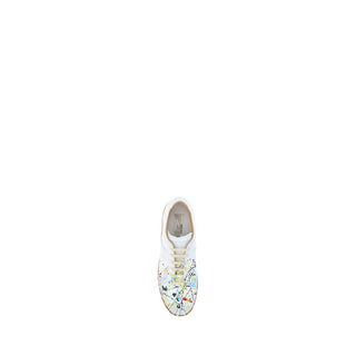Zapatillas bajas Bos Taurus de cuero de ternero blanco