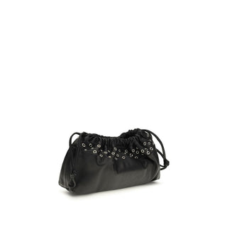 Black Calf Leather Bos Taurus Clutch Bag