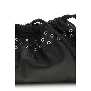Black Calf Leather Bos Taurus Clutch Bag