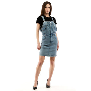 Vestido Casual de Algodón Multicolor