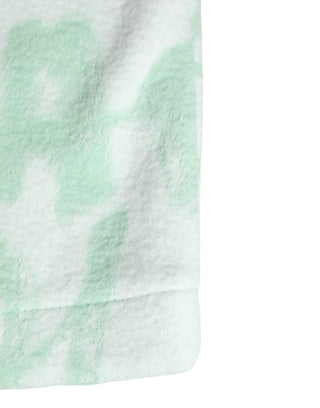 Calentador de cuello de nylon blanco con logo para hombre