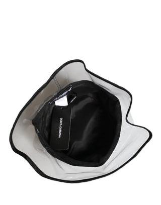 Gorro Capello tipo bucket de plástico negro para pescador para hombre