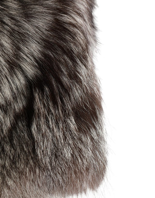 Brown Faux Fur Whole Head Wrap Capello Hat