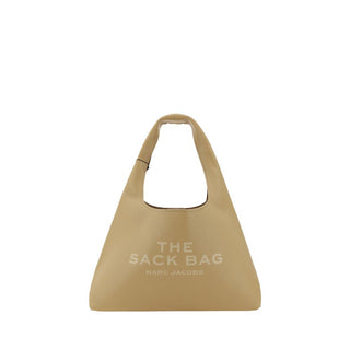 Bolso de hombro beige de cuero de becerro Bos Taurus  