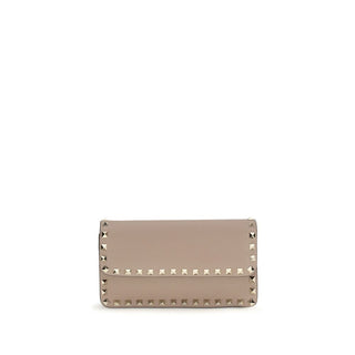 Beige Calf Leather Bos Taurus Wallet